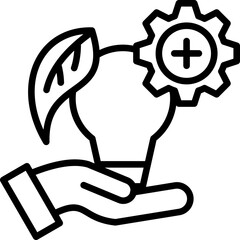 Energy Efficiency line icon