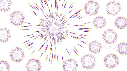 Fototapeta premium Stunning Fireworks Backdrop