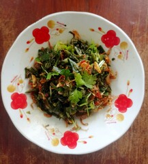 salad with vegetables