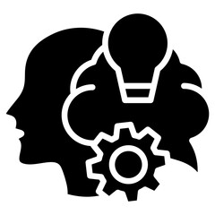 Sustainable Innovation glyph icon