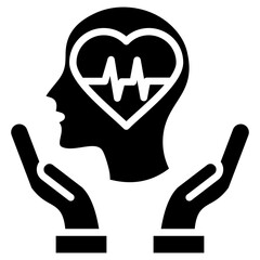 Mental Health glyph icon