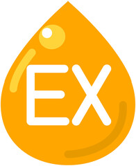 Obraz premium EX line icon 