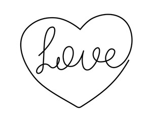 Heart and arrow one line art,hand-drawn continuous contour.Love feelings concept,festive design romantic element Valentine's Day simple minimalist design.Editable stroke. Isolated.Vector illustration