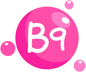 Vitamin B9 Icon 