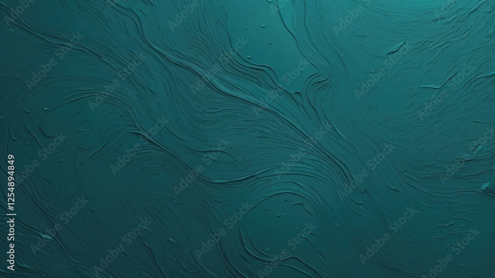 Poster abstract teal texture background with smooth, flowing lines and subtle gradients