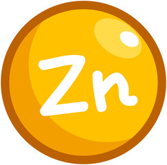 Zn Element Icon 
