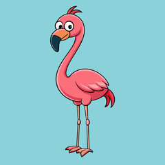 illustration of a flamingo