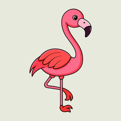 flamingo vector illustration