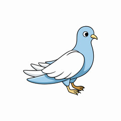 vector illustration of dove