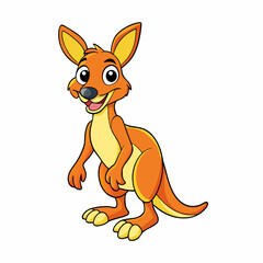 kangaroo cartoon illustration
