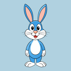 rabbit   cartoon vector