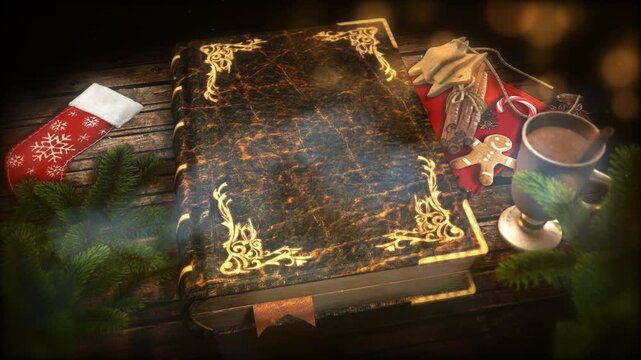 Fairy tale book page turn 3D animation on colorful backgrounds perfect for title into the outro 