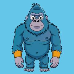 gorilla vector illustration