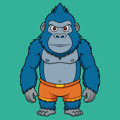 gorilla vector art