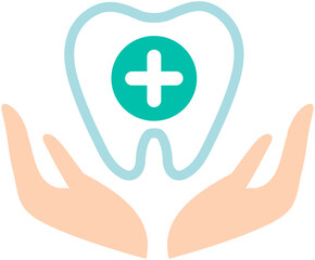 Fototapeta premium Dental care logo