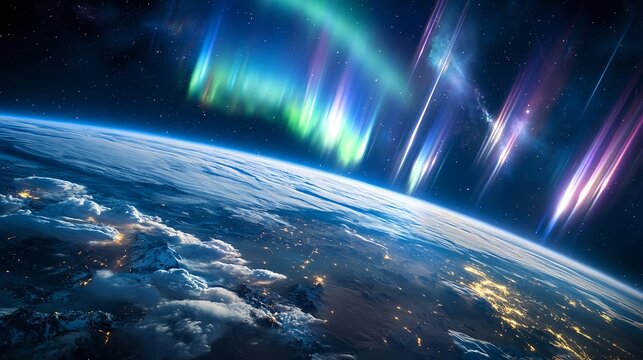 earth and sun