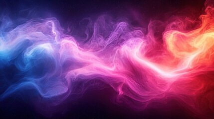 Abstract Colorful Flowing Forms