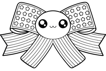 vector illustration of a funny cartoon fish