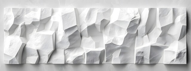Fototapeta premium White cubes arranged in an abstract pattern 