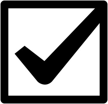 Tick icon