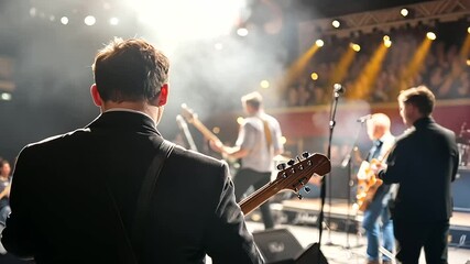 Charity Concert with Live Musicians Performing for Engaged Audience