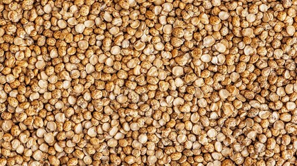 Fototapeta premium Many Dried Black-Eyed Peas on a Background: Nutritious and Textured