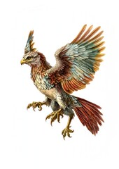 A Griffin illustration bird art.