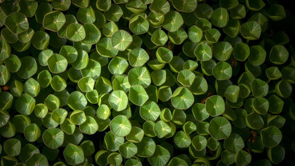 Green duckweed abstract natural background