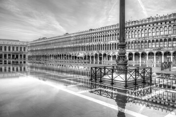 Marble Piazza Architecture Black and White