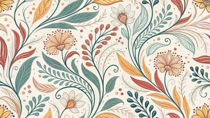 Elegant Nature Art: Flowing Lines, Subtle Colors, High Depth of Field - AI Generated Image