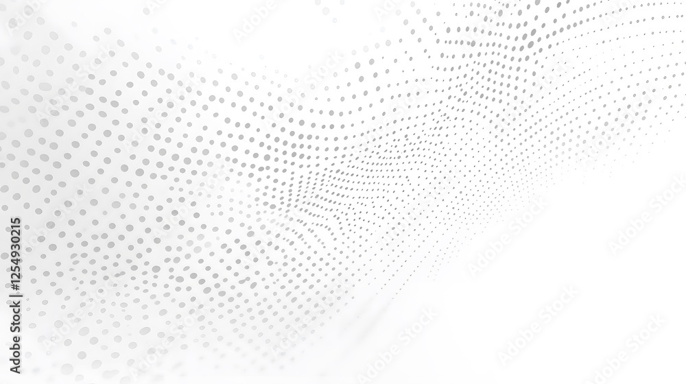 Poster abstract white background features subtle gray dots pattern effect