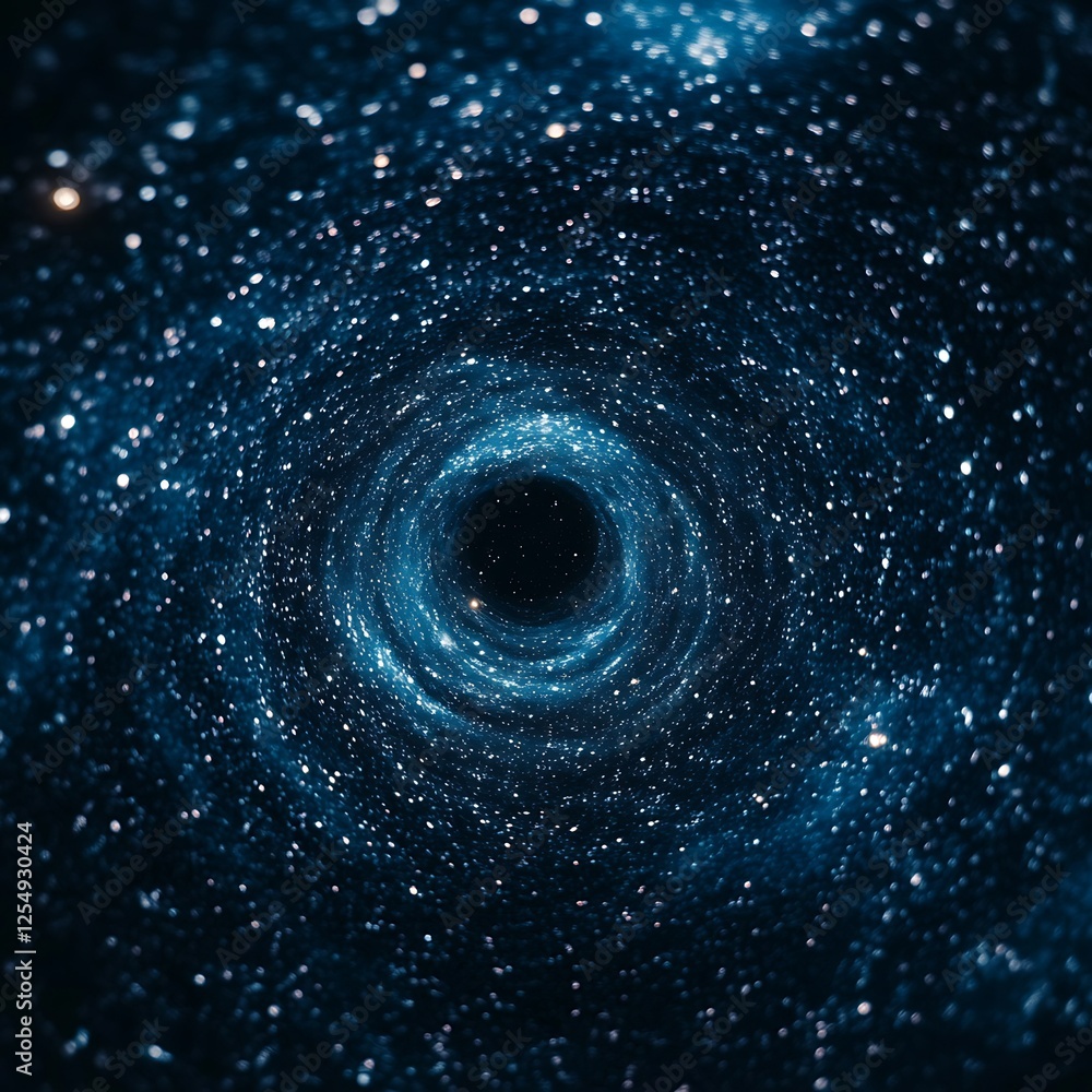 Poster cosmic portal vortex illusion celestial voyage abstract gateway space nebula journey swirl dive univ