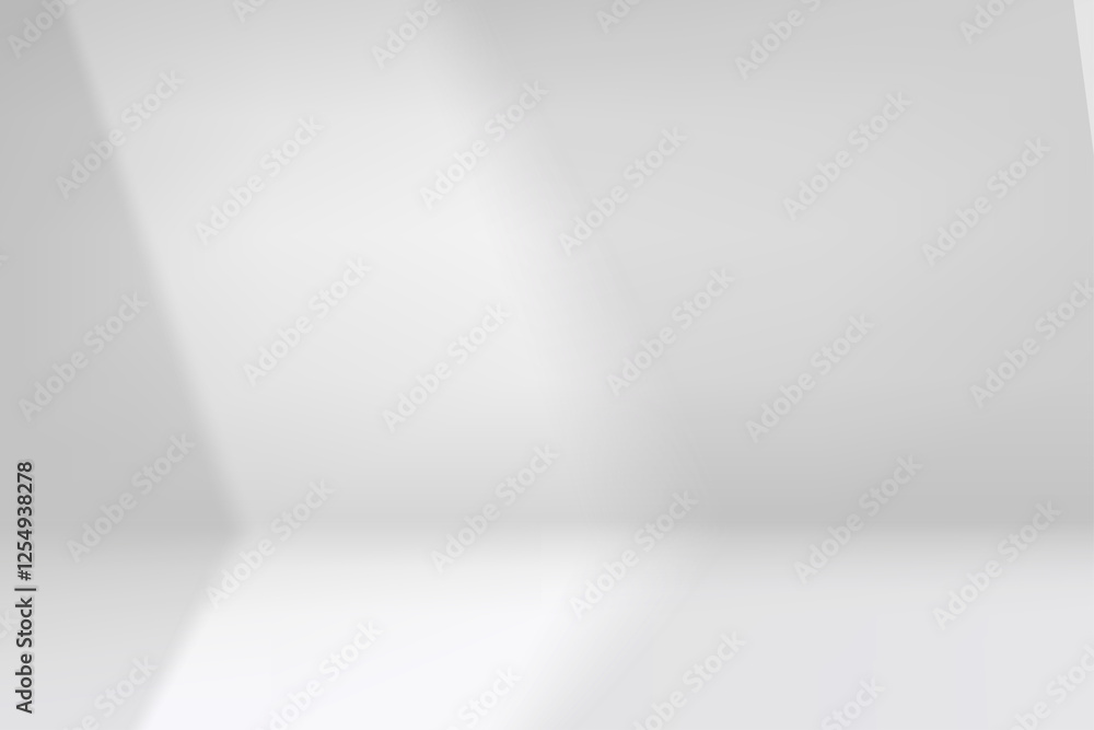 Leinwandbilder empty bright studio with sunlight. 3d vector background for product design