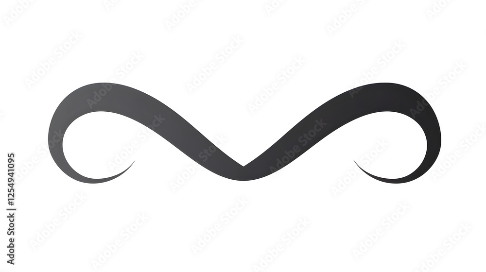 Poster minimalist and clean single line heart drawing with smooth flowing curves and an elegant aesthetic d