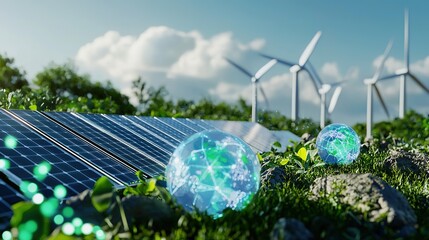 Clean Energy: Solar, Wind Power for a Green Future