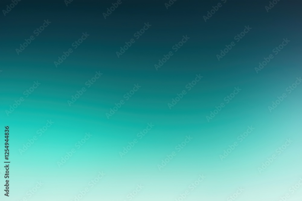 Aufkleber beautiful turquoise gradient background displaying smooth transition from dark to light shades