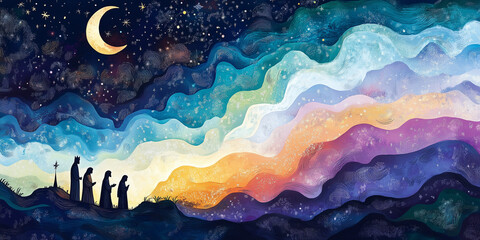 abstract watercolor background