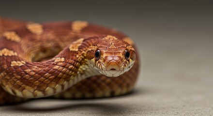 Obraz premium Corn Snake Looking at Camera