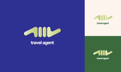 Travel Agent Minimalist Modern Logo