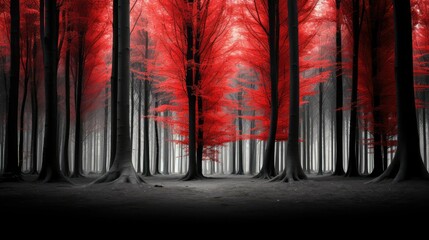 shadows red light background