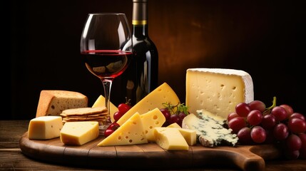 flavor red wine and cheese