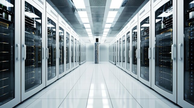 storage big data white background