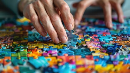 Employee creating a detailed project plan on a laptop 