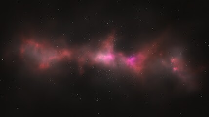 Fototapeta premium Enigmatic Nebula Formation Unfolding Amidst Stellar Dust and Gaseous Clouds in Deep Space Realm