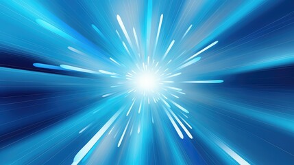 Fototapeta premium energizing blue burst background