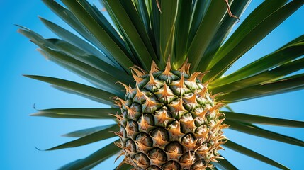 Fototapeta premium leaves pineapple palm tree