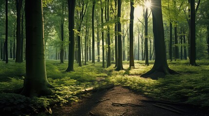 Obraz premium dappled trees leaves