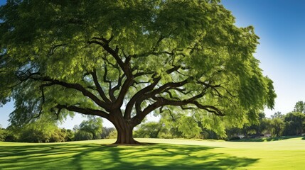 Fototapeta premium branches landscaping tree