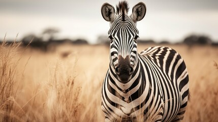 Fototapeta premium stripes wildlife photography white and black