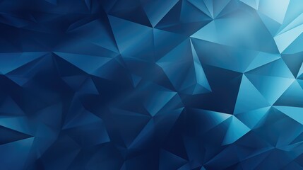 Obraz premium triangles geometric blue background